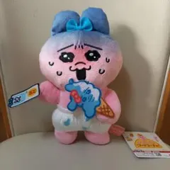 新品　おぱんちゅうさぎフードコーチュ呼び出しベル ぶるぶるぬいぐるみ
