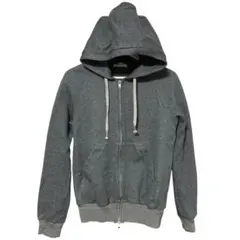 トゥモローランド パーカー ジップアップ ダブルファスナー　グレー　S