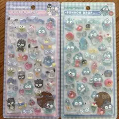 ボンボンドロップシール サンリオ はぴだんぶい ハンギョドン 2枚セット