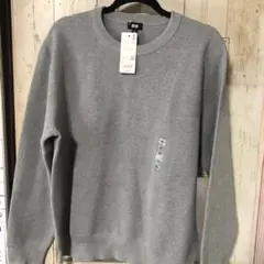 ◆1345◆UNIQLO　ウォッシャブルミラノリブクルーネックセーター XLのサムネイル