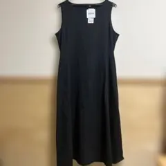 UNIQLO ウルトラストレッチエアリズムノースリーワンピース XXL ブラック