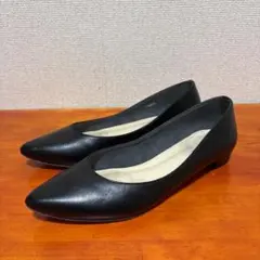 オデットエオディール ブラック パンプス 24cm