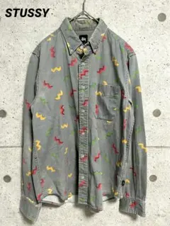 OLD STUSSY ステューシー ピグメント加工 ビンテージ 長袖 シャツ