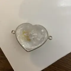 クリスタル ハート型 パーツ　水なし