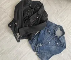 デニムジャケット　ライダースジャケット　リゼクシー　ジェイダ　ダーリッチ