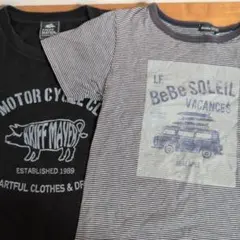 キッズTシャツ　KRIFFMAYER 　BEBE 130cm 2枚のサムネイル