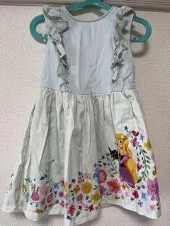 ディズニーストア　ラプンツェル ノースリーブワンピース　110センチ
