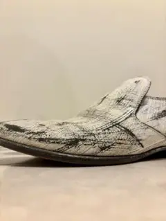 ISSEY MIYAKE レザーシューズ マルジェラ ペンキ塗り ISSEY MIYAKE レザーシューズ マルジェラ ペンキ塗り