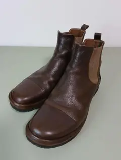 美品☆ SAYA サヤ 日本製 レザー サイドゴアブーツ Vibramソール