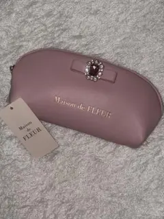 ♡ Maison de FLEUR ピンク ビジューリボンポーチ ♡
