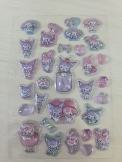 マイメロディ クロミ 立体シール