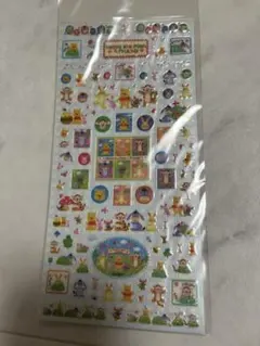 ディズニーストア　プーさん　シール　平成レトロ
