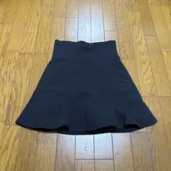 Snidel スナイデル ハイウエストフレアスカショーパン ブラック 0サイズ