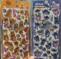 プーさん スティッチ ディズニー プチドロップステッカー ボンボンドロップシール