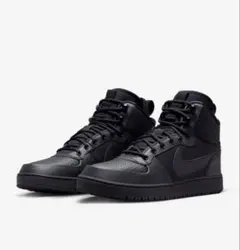 【新品未使用品】NIKE コート ボロー MID ウィンター ブラック 25.5