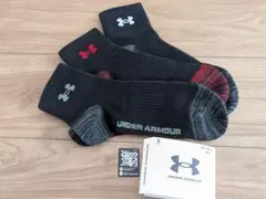 アンダーアーマー　メンズ　ソックス　ショート　靴下　3足　新品