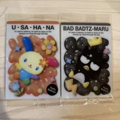 サンリオキャラクターズウエハース11 バットばつ丸　ウサハナ　2枚セット