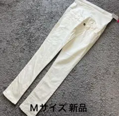 マタニティ♪ウルトラストレッチスキニーレギンスパンツオフ白M新品