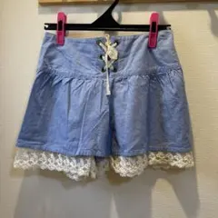 Lovetoxic レース ジーンズ 風 ショートパンツのサムネイル