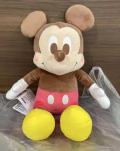ミッキーマウス　赤いほっぺ　ぬいぐるみ　L ディズニー