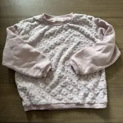 anyFAM 花柄ジャガード トレーナー ピンクのサムネイル