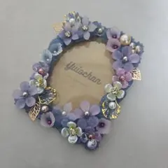 ホイップデコ　B8トレカケース　フラワーモチーフ　キラキラウインター