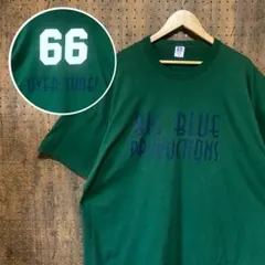 90s 00s ラッセルアスレチック　企業ロゴ　プリント　Tシャツ dot065