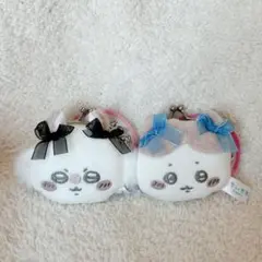 ちいかわ ミニがまぐち〜リボン〜　モモンガ　ハチワレ　２個セット