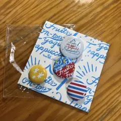 スターバックス  缶バッジ 4個セット フルーツオントップヨーグルトフラペチーノ