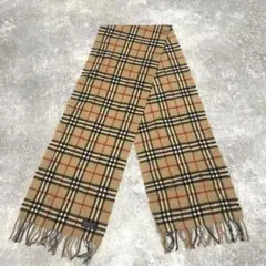 フォロー割■ Burberrysバーバリーズマフラーイングランド製 ノバチェック