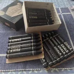 天神　マーキングチョーク　黒　22本のサムネイル