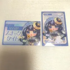 ミリプロ　スナック　ゆらぎゆら　クリアカード　2枚