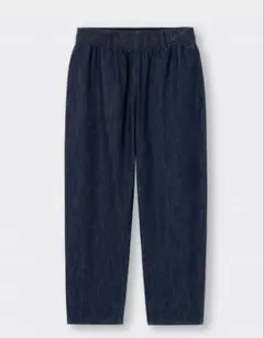 ジーユー　デニムシェフパンツ　ネイビー　Sサイズ　丈標準67.0～71.0cm
