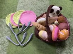 チャイルド社　おままごとセット　ぬいぐるみパン屋さん25個入り