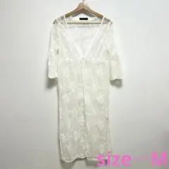 IMAGE レディース　カーディガン　レース　白のサムネイル