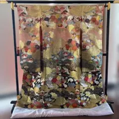 ⚫︎中古⚫︎T421-6色打掛⚫︎豪華絢爛！金系⚫︎状態はとても良好です