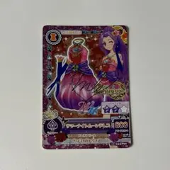 アイカツカード サマーナイトムーンドレス 神崎美月サイン入り