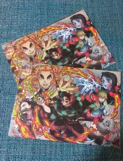 劇場版「鬼滅の刃」無限列車編 入場者特典 イラストカード壱 ２枚セット