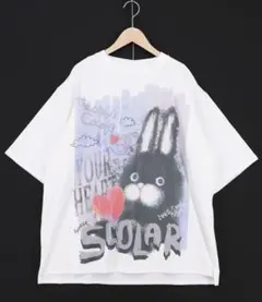 スカラー　scolar 162712：もこもこラビル柄Tシャツのサムネイル