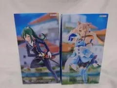 【GIGO限定】リゼロ王選候補者と騎士フィギュア　クルシュ陣営　2種まとめ売り