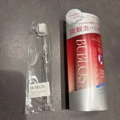 BUBLOS 탄산 폼 치약 쿨 프레시 민트 칫솔 포함