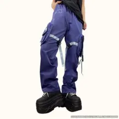 NieR UTILITY BLUE CARGO PANTS【シナモンロール】