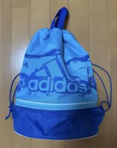 adidas プールバッグ 青