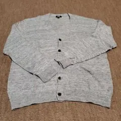 UNIQLO グレー ボタン付きカーディガン M