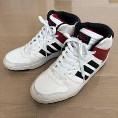 adidas NEO ハイカットスニーカー ホワイト　25.5センチのサムネイル