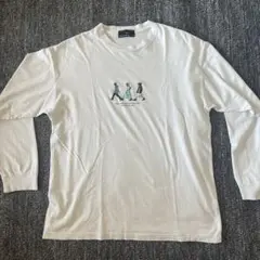 ILLS 刺繍デザイン Tシャツ M ホワイト