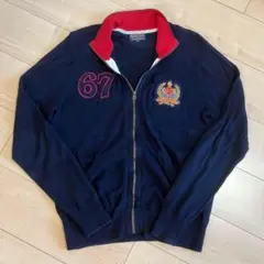 ポロジーンズラルフローレン フルジップ　ブルゾン　ワッペン　Mサイズ