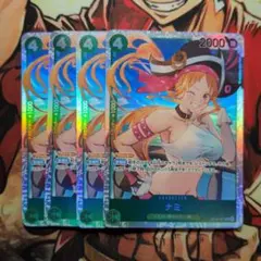 ワンピースカードゲーム ナミ SR EB03-053 4枚セット - メルカリ