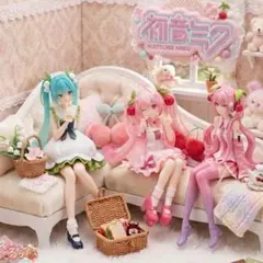 初音ミクシリーズ　 ぬーどるストッパーフィギュア3体セット♪