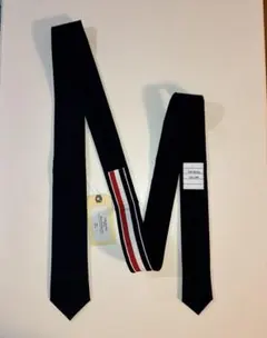 26SS THOM BROWNE トムブラウン ネクタイ チャコールトリコロール